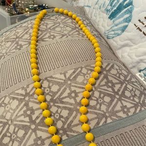 Yellow Pearl Necklace